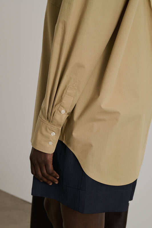 Chemise Carlotta - Beige Foncé - Coton - Femme