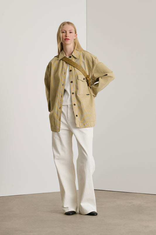 Chemise Cadet - Beige/Écru - Coton - Femme