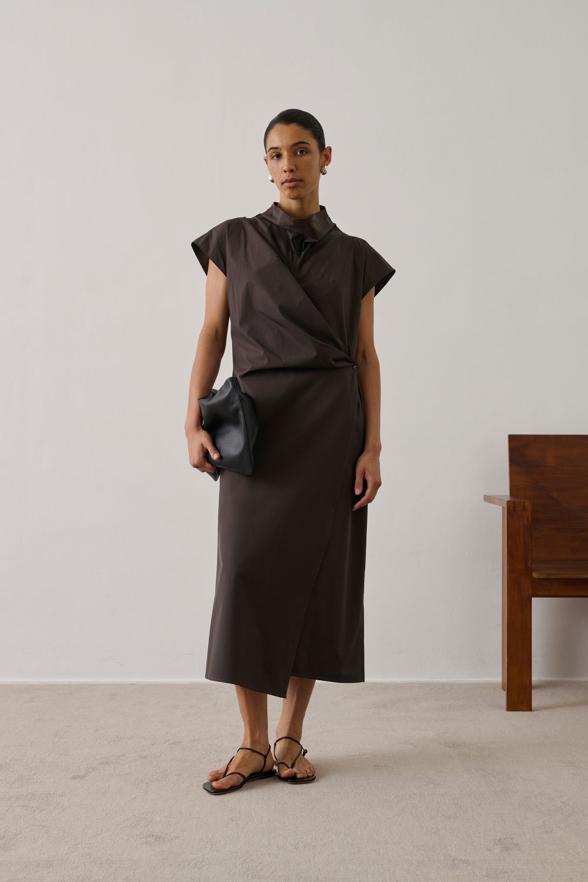 Robe Foggia - Marron - Femme vue 1