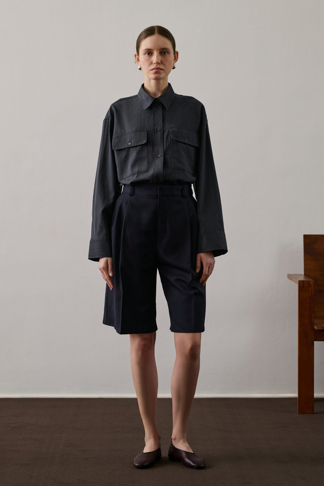 Chemise Filipa - Gris/Bleu - Femme