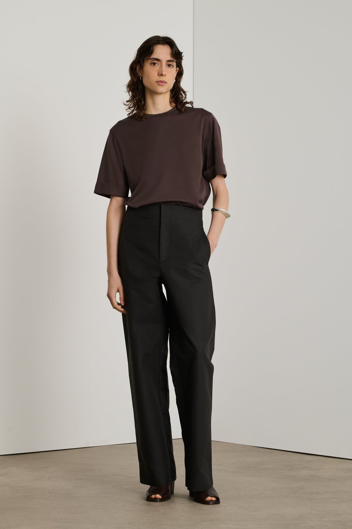 Tee-Shirt Ama - Marron - Coton - Femme vue 1