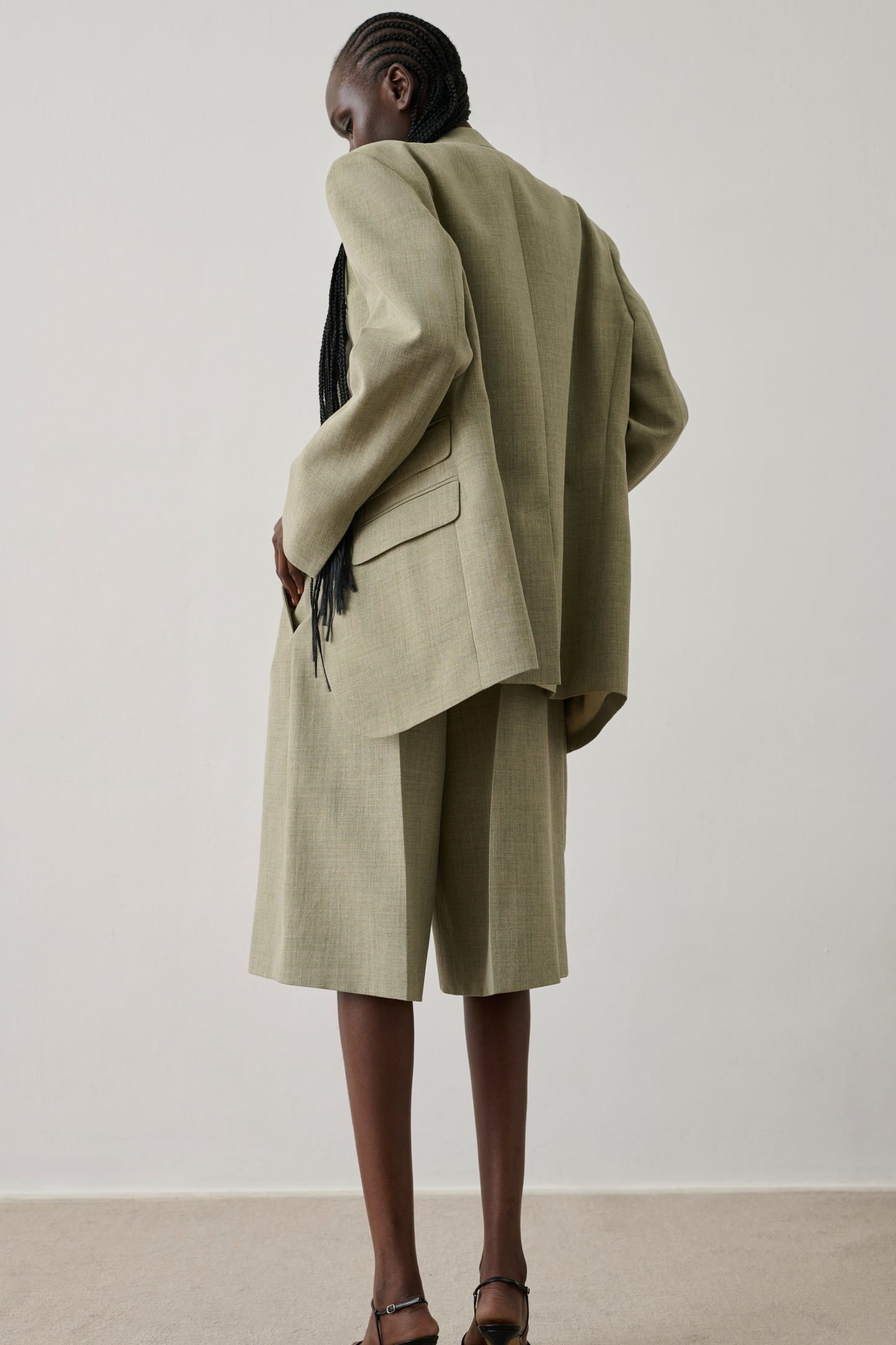 Bermuda Imogen - Amande - Coton - Femme