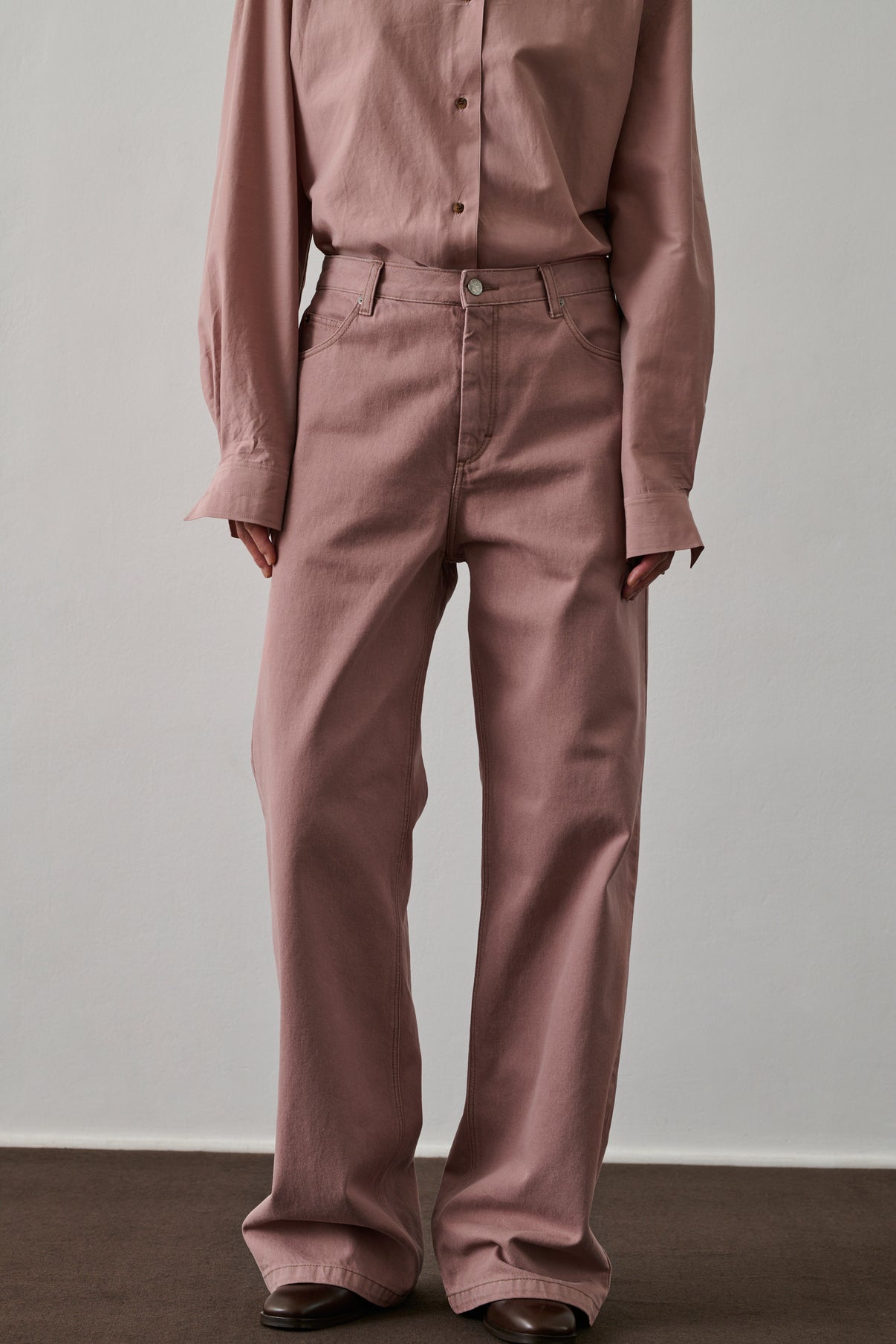 Jean Calvin - Rose Blush - Coton - Femme vue 4