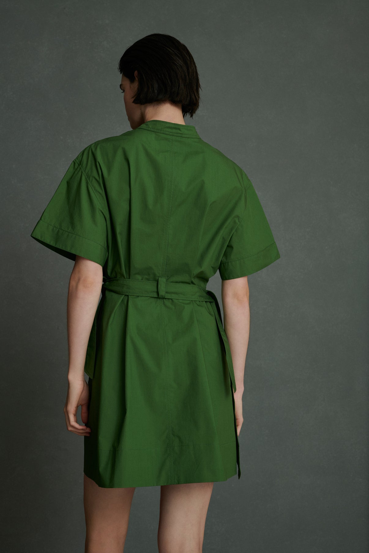 Robe Wanda - Vert - Coton - Femme vue 4