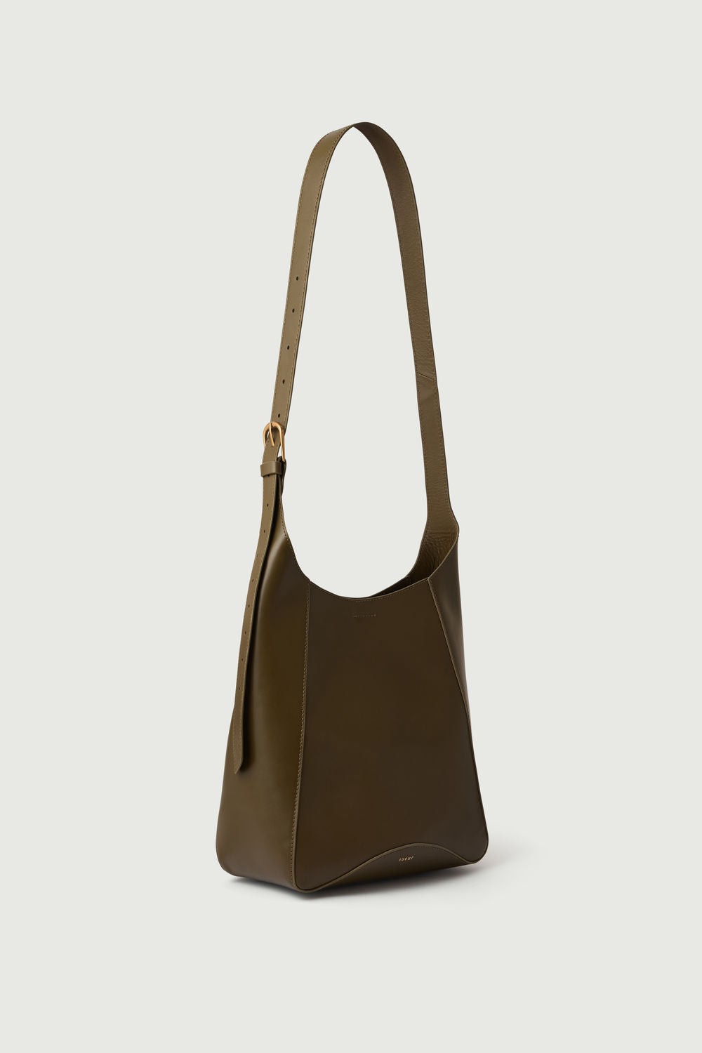 Sac Uma - Kaki - Cuir - Femme vue 3