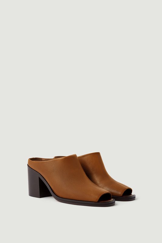 Mules Down - Honey - Cuir - Femme